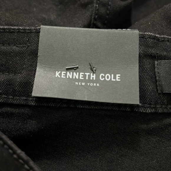 KENNETH COLE Men Slim Fit, Stretch Black Demin - Picture 13 of 13